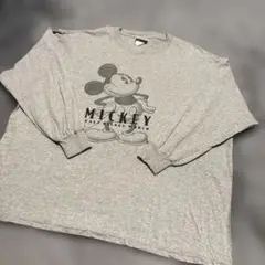 90S ウォルトDisney ミッキープリントロンT XL