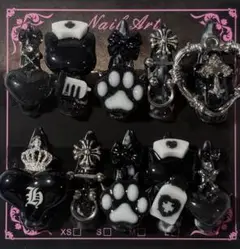 ‪‪❤︎‬ 現品 ネイルチップ 地雷系 ❤︎
