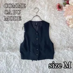 美品　COMME CA BU MODE ベスト（9R）フォーマル　黒　レディース