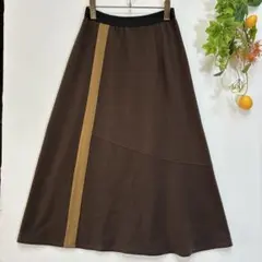 【TRAFFIC REFINED STYLE】スカート 茶色　ウエストゴム38