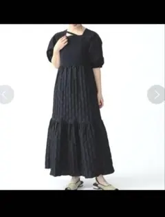 Ray BEAMS RBS/フクレジャカード キリカエワンピース