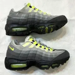 ナイキ エアマックス95 AirMax95 グレー/イエロー グラデ 25cm