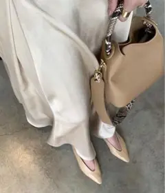 美品 PELLICO フラットパンプス 35