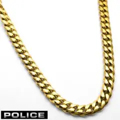 POLICE ポリス メンズ ネックレス 喜平 チェーン 人気 ブランド 金色