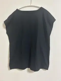無印良品ブラック ノースリーブ トップス M