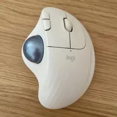Logitech ホワイト トラックボールマウス 本体