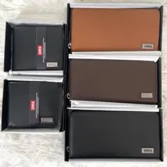 5点セット 未使用箱入⭐️EDWIN 長財布/二つ折り財布 レザー 3色