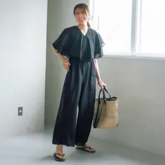 troisiemeCHACO ティアードフリルオールインワン