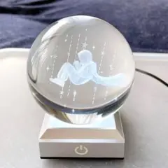 ✨新品未使用✨クリスタルボール 星の王子様 癒し インテリア LED プレゼント
