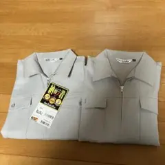 High Quality Work ワークシャツ 作業着 グレー ワークマン