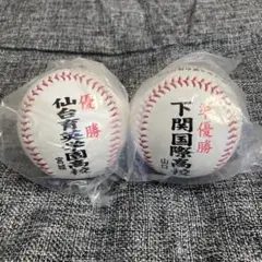 優勝・準優勝ボール