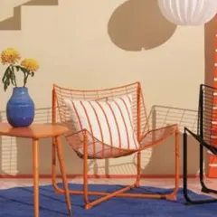 【ほぼ未使用】IKEA スコールボダ オレンジ 椅子 IKEAでパーソナルチェア「スコールボダ」を購入！復刻された