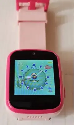 キッズ スマートウォッチ （通話・通信不可）時計 　ピンク