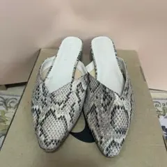 LELIEN PLUS サンダル Lサイズ Vカットミュールサンダル