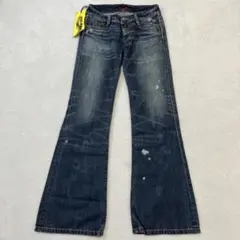 タグ付き✨RNA Inc. y2k フレアデニムパンツ ローライズ　スタッズ S
