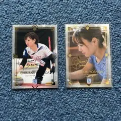 【金箔サインカード】吉田知那美　2枚セット