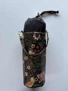 モリス　いちご泥棒　ラミネート　水筒カバー　ハンドメイド