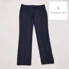 美品 エストネーション パンツ 黒