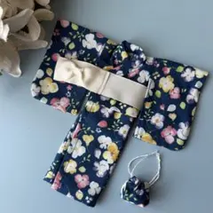 645／22cmドール服 浴衣3点セット