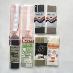 バイアステープ　コットン　テトロン　メタリック