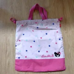 Doule.B 体操服袋 ドット柄