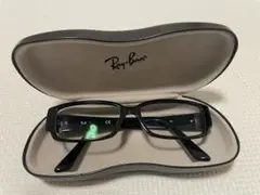 Ray-Ban ブラック 度付き めがね ケース付き