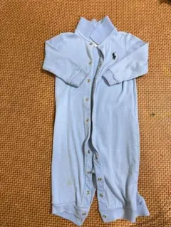 ブルー ポロロンパースralph lauren