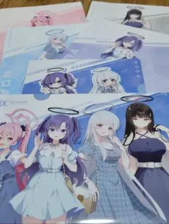 ブルーアーカイブ クリアファイル6種コンプ【新品】