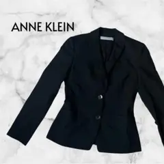 ANNE KLEIN アンクライン テーラードジャケット 黒 7 S オフィス