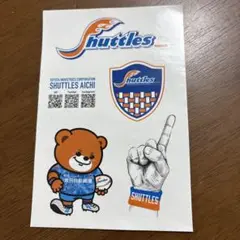 Shuttles ラグビーキャラクターシールセット