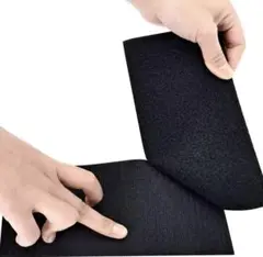 面ファスナー 黒 幅広 オス/メス 2セット 強力粘着裏糊付10cm×25cm