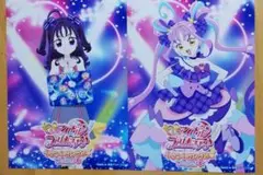 キミとアイドルプリキュア紫雨こころ　キュアキュンキュン　2Lブロマイドセット
