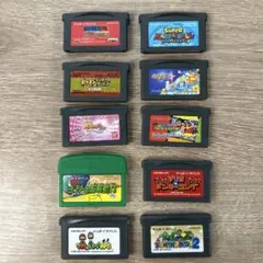 ゲームボーイアドバンス ソフト 10本セット 動作未確認