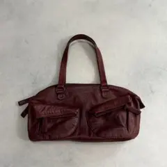 archive multi pocket leather hand bag