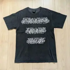 REBEL8 プリントTシャツ 黒 Мサイズ