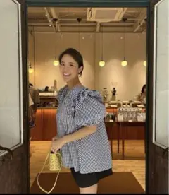新品未使用　rosy monster triple frill blouse
