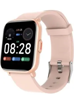 スマートウォッチ ピンク smart watch IOSu0026Android対応