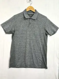 UNIQLO ユニクロ ドライEXポロシャツ グレー Lサイズ 半袖 メンズ