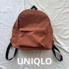 UNIQLO リュック オレンジ UNIQLOリュック 数回使用