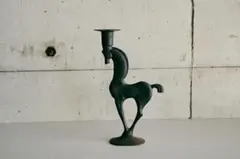 no.66 鉄製 馬のキャンドルスタンド