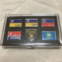 西武ライオンズ通算5000勝記念ピンズ6個セット