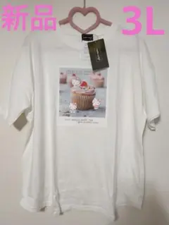新品タグ付き♡リジェイ♡ハローキティTシャツ　ホワイト