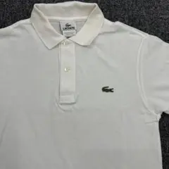 LACOSTE ホワイト ポロシャツ