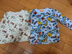 90cm 長袖Tシャツ2枚セット
