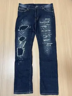 【本日削除】LEFLAH レフラー ダメージデニム ジーンズ パンツ ジーパン