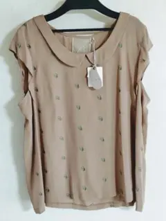ヤンガニー yangany ブラウス シャツ フレンチスリーブ ヤマトドレス
