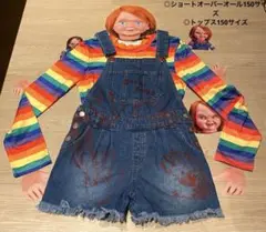 チャッキー　コスプレ　ジャンパースカート　ハロウィン　ホラーナイト