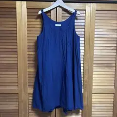 FRAMeWORK ♡ネイビー ノースリーブ ワンピース