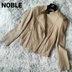 NOBLE ノーブル ライダース ラムレザージャケット サイズ38
