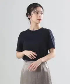 Demi-Luxe BEAMS AK+1 ハイゲージ コットン Tシャツ